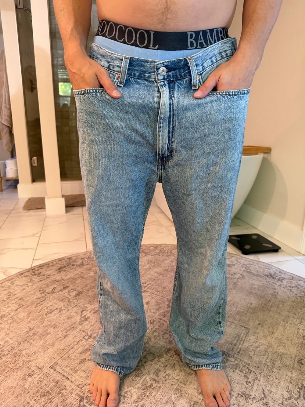 Levi's Light Blue Relaxed Fit Men's Jeans